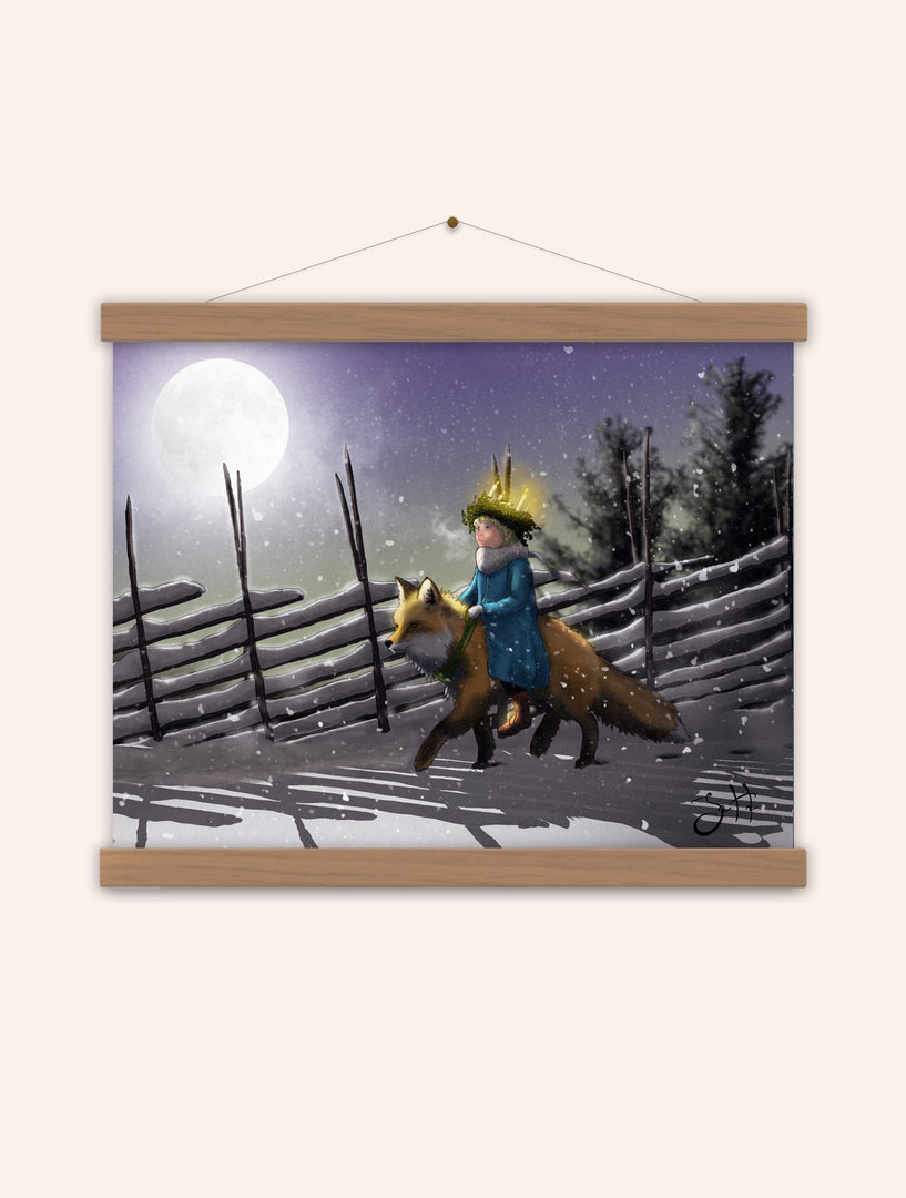 Barn och räv – Art by Joel Hultdin