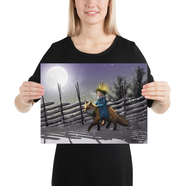 Barn och räv – Art by Joel Hultdin